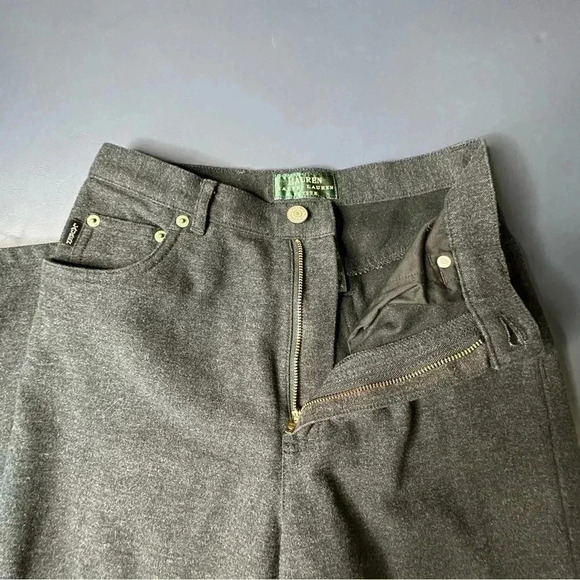 Lauren Ralph Lauren Womens Pants 2 Petite Dark Gray EUC - Picture 7 of 13